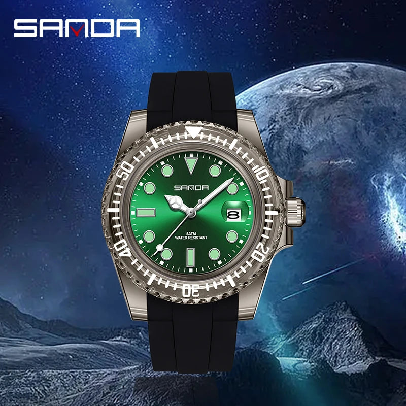 💎 SANDA Women’s Luxury Brand Casual Fashion Quartz Watch