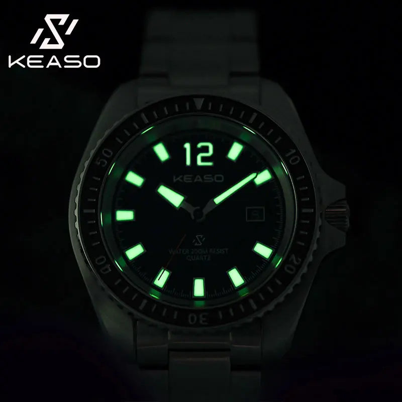 ⌚ KEASO Men’s Quartz Watch