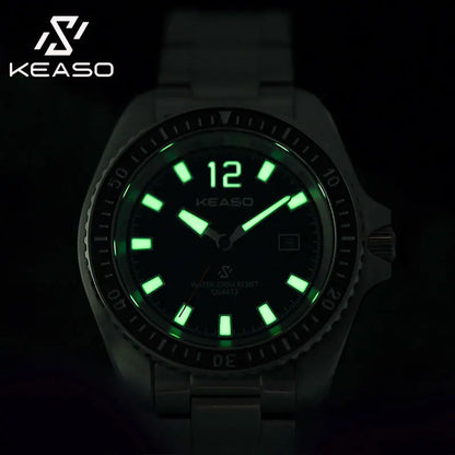 ⌚ KEASO Men’s Quartz Watch
