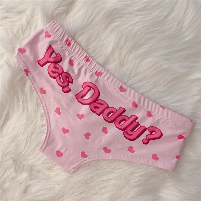 💖 Kawaii 3D “Yes Daddy” Panties