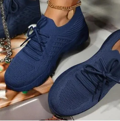 👟 Women Sneakers Breathable Lace-Up Summer Sports Shoes