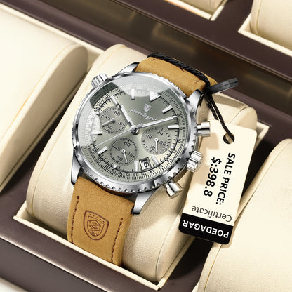 ⏱️ POEDAGAR Luxury Men’s Quartz Watch