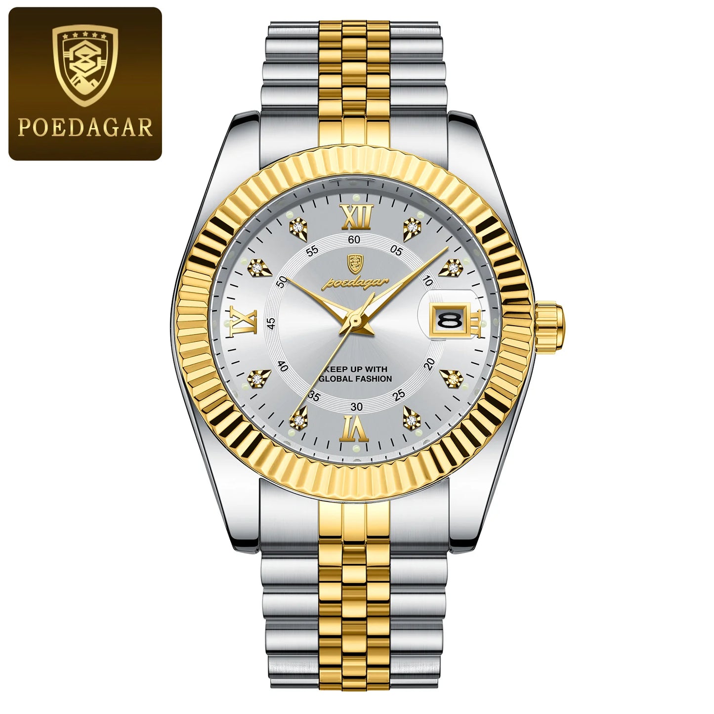 ⏱️ POEDAGAR Luxury Sport Wrist Watch