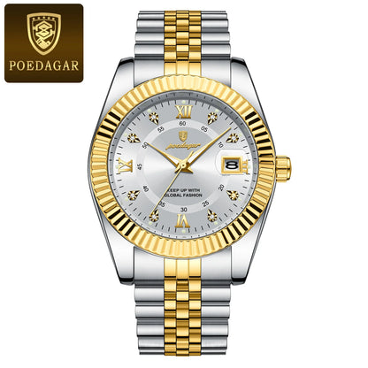 ⏱️ POEDAGAR Luxury Sport Wrist Watch