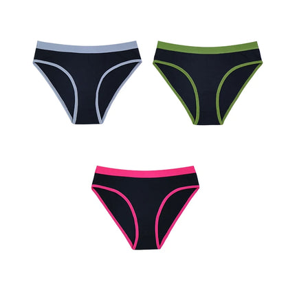 💖 3PCS Soft Cotton Sports Briefs – Comfortable & Breathable