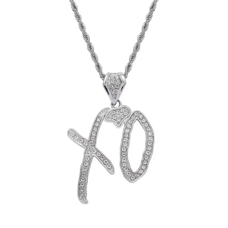 💎 Ice Crystal Alphabet Pendant 🔥