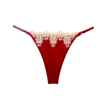 🔥 Sexy G-String Underwear – Floral Embroidery T-Back Lingerie