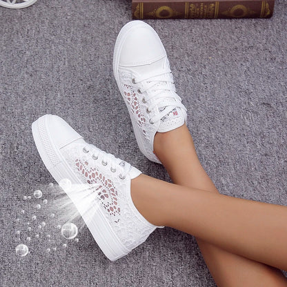 👟 Cutout Canvas Sneakers – Breezy Summer Steps
