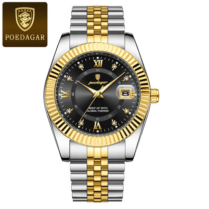 ⏱️ POEDAGAR Luxury Sport Wrist Watch